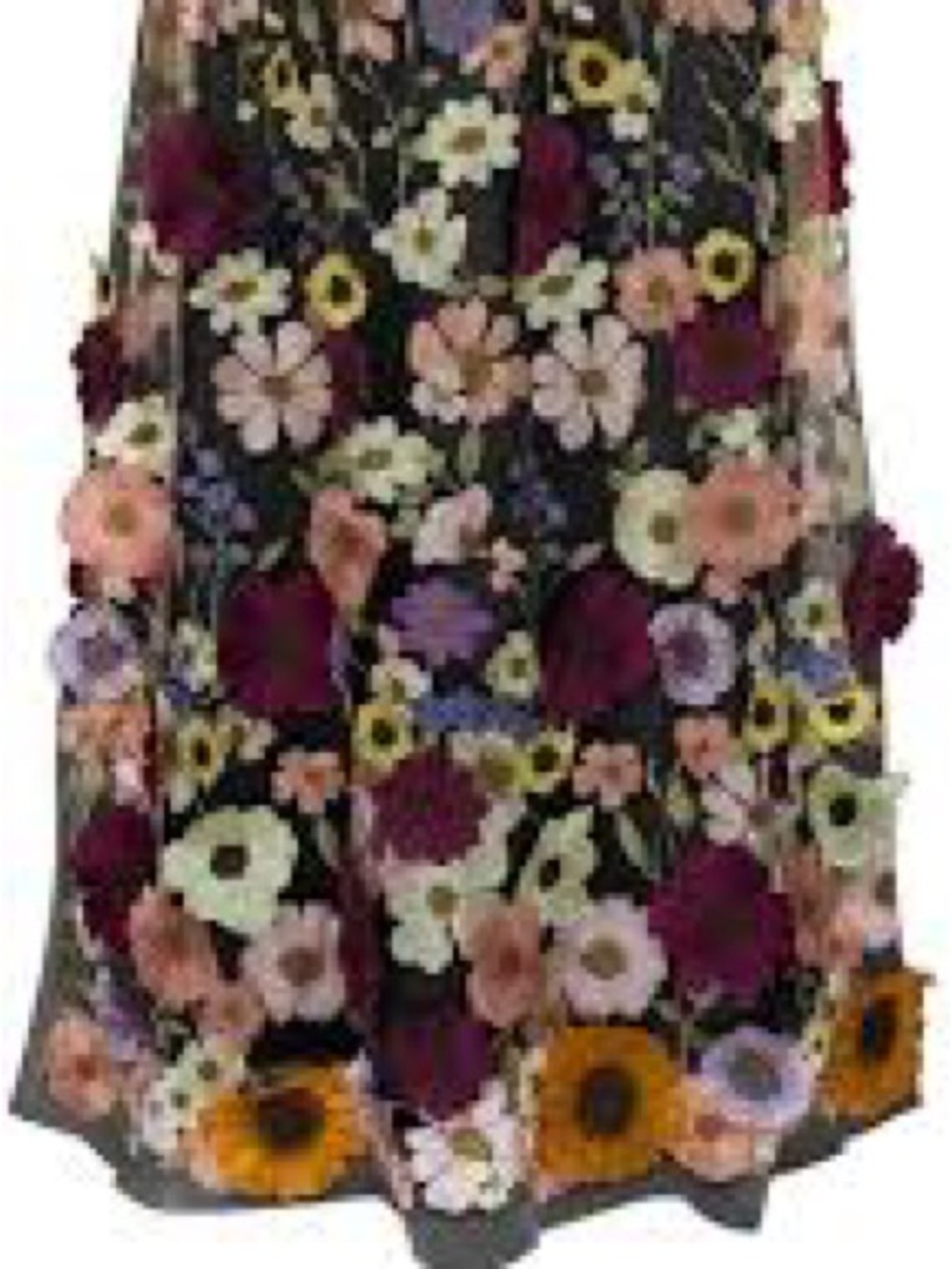 Chic Star Flower Embroidered Maxi Gown - Picture 3 of 6